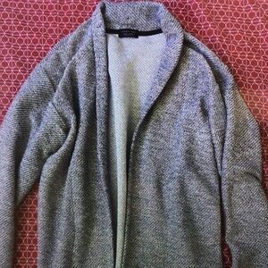 Gray Cardigan Sweater